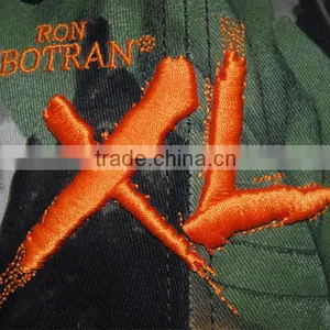 6panel Camo Mesh Cap With 3D Embroidery thumbnail-3