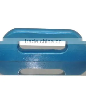 480mm Plastering Trowel With Silver Blue Wooden Handle , Cement Trowel thumbnail-6