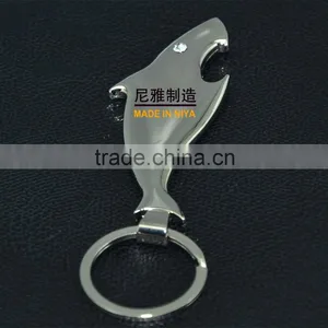 Promotion Porpoise Shape Custom Metal Beer Bottle Opener Keychain thumbnail-1
