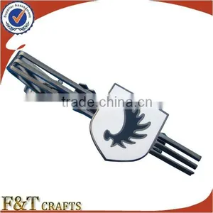 Promotional Black Annealed Logo Custom Made Tie Bar thumbnail-6