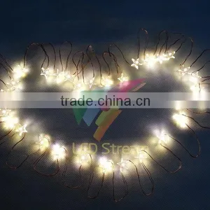 Star/Snowflake/Christmas Tree/Heart Shape Fairy LED String Lights thumbnail-1
