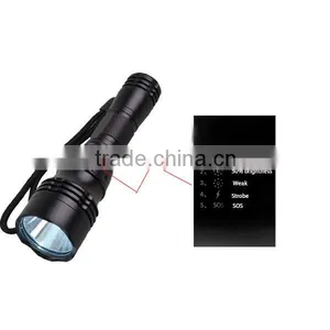 XM-L T6 U2 LED 1800Lm 5 Modes Waterproof Scuba Diving Flashlight Underwater Waterproof Submarine Light Lamp Flashlight Torch thumbnail-4