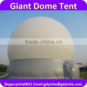 2016 Single Layer Giant White Inflatable Projection Dome Tent thumbnail-4
