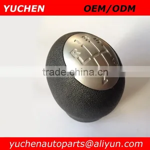 YUCHEN Car Gear Shift Knobs Silver Short Knob 6 Speed For Renault CLIO II KANGOO II TWINGO Car Styling thumbnail-1