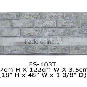 High Quality Good Price Beautiful New Modern Decorative pu Artificial Stone Panel thumbnail-4