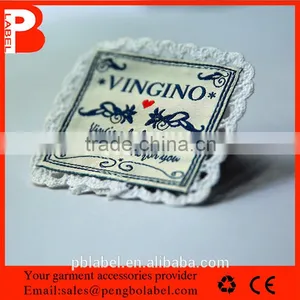 Eco-friendly Directly Factory Customized Cheap Merrowing Woven Patches for Baby thumbnail-5