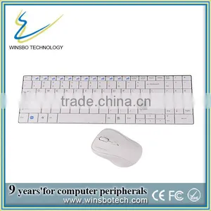 New Fashion 2.4 G Wireless Wireless Keyboard Mouse Combo for Universal Computer and Laptop thumbnail-1