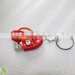 The Top Quality Fashion Slipper Shape USB Cover With Keychain thumbnail-1