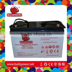 Solar System Sealed Lead Acid 12v 110ah Gel Battery thumbnail-1