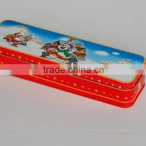 Beautiful Stationery Rectangular Tin Pencil Case&Nice-can Hot Sale Tin Pencil Case thumbnail-1