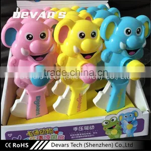 Plastic Dynamo Hand Press Portable Mini Fan for Kids thumbnail-5