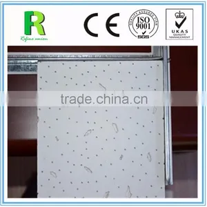 High Quality and High Density Acoustic Mineral Fiber Ceiling Board thumbnail-2
