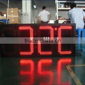 New Technology Ethernet Port RS232 Led Time Temperature Display thumbnail-1