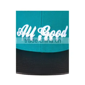 Bulk/Wholesale Design/Custom Fashion 3D Embroidery Baseball Cap Plain Curved Bill Snapback Hat With Metal Buckle thumbnail-4
