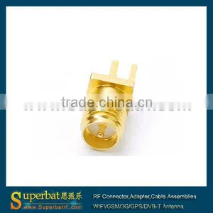 Vhf Antenna Sma RP-SMA End Launch Jack(male Pin) PCB Mount With Solder Post Terminal thumbnail-1