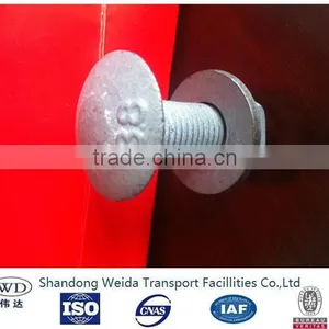 Standard Galvanized Highway Guardrail Used Bolt and Nut thumbnail-2