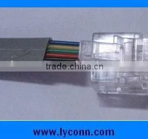 RJ11 Flat Cable Grey (Telephone Cable) thumbnail-1