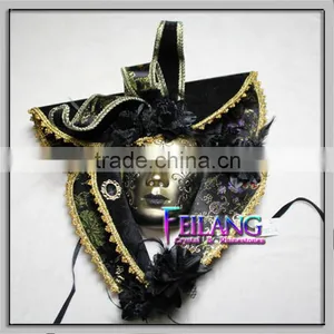 Full Face Christmas Venetian Mask thumbnail-3