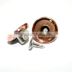17mm Custom Fashion Brass Buttons for Lady Garment thumbnail-1