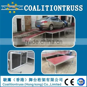 Factory Price Outdoor Mobile Folding Stage/Portable Stage Platform thumbnail-2