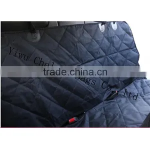 Black Microfiber Quilted Padded Top Quality Pet Car Seat Cover for Dogs Soft and Confortable Quality Choice Most Popular thumbnail-3