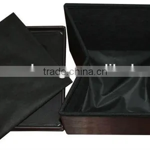 Stronger!! Black PVC Leather Folding Storage Ottoman thumbnail-1