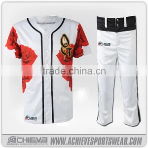 Custom Blank Baseball Jersey, Fashion Dress Baseball t Shirt thumbnail-1