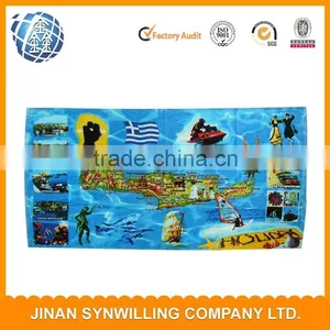 Camping Beach Gym Bath Travel Sports Swimming Beach Towel Printed Children Adult thumbnail-4