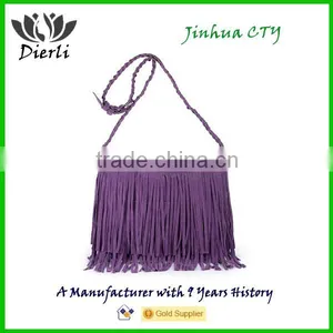 Tassel Fringe Handmade Leather Purse thumbnail-3