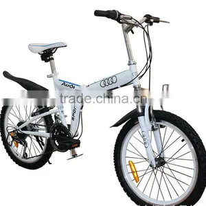 Folding Bicycles 20-Inch Dual-Suspension Mountain Bike 14 Shift To Learn To Drive a Bike Three Color Options thumbnail-6