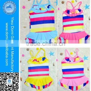 Stock 4 Colors (6-10 Years Old) Colorful One Size Girls Children Swimwear 2015 thumbnail-1