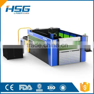 2016 New 3000x1500mm Double Bed Fiber Laser 1000w for Thin Metal Cutting Machine thumbnail-1