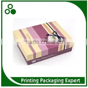 CUSTOM HANDMADE RECYCLED RECTANGLE DECORATIVE CARDBOARD PACKAGING GIFT PAPER BOX WITH ROPE CLOSURE thumbnail-2