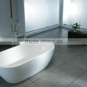 CUPC Certification Freestanding Artificial Stone Solid Surface Bathtub,artificial Stone Freestanding Bath Tub thumbnail-6