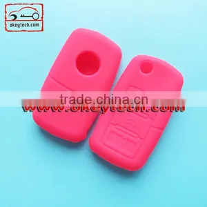 Okeytech Silicone Key Cover VW 3 Buttons Silicone Key Cover for Silicone Car Key Cover for VW thumbnail-1
