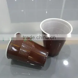 300ML Disposable Plastic DOUBLE-COLOURED Beverage Cup thumbnail-1