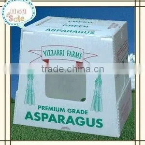 Eco-friendly pp Corflute Stackable Vegetable Box thumbnail-1