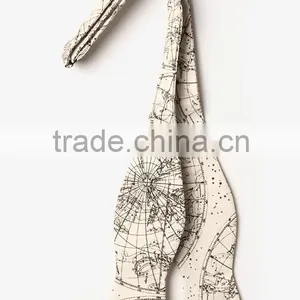 2016 Custom Design Fashion Printed Self-tie Silk Bow Ties thumbnail-2
