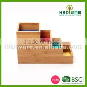 High Quality Bamboo Wood Organizer,wood Store Tray thumbnail-1