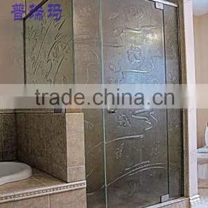 Patterned Tempered Glass Customized For Your Shower Enclosure(PR-G16) thumbnail-1