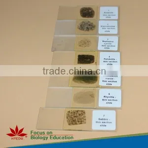 100pcs Geographical Mineral Rock Powder Slides Set thumbnail-1