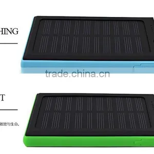 2016 Hot Selling High Capacity Portable Solar Power Bank/Smart Phone 8000mah Solar Power Bank thumbnail-4