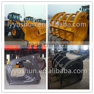 China OEM Wheel Loader Attachment Grass Grapple For LG953N Wheel Loader , Attachment Code 1690100134/1690100154 thumbnail-5