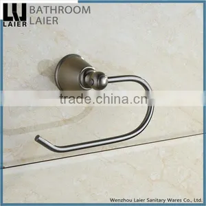 Contemporary Factory Supplier Zinc Alloy Brush Nicked Bathroom Sanitary Items Wall Mounted Toilet Paper Holder thumbnail-2