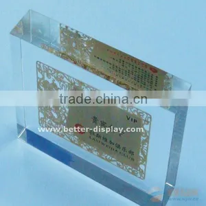Custom Unique Acrylic Clear Glass Logo Sticker Label Nameplate thumbnail-1