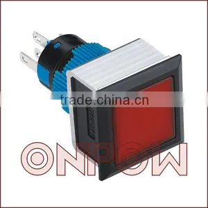 ONPOW Illuminated Push Button Reset Switch(LAS1-A 22mm Series,Dia.22mm,CE,ROHS,REECH,IP40,IP65,Plastic,Industrial Control) thumbnail-1