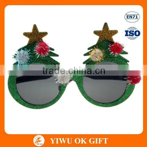Happy New Year Chrismas Tree Glasses ,Crazy Party Glasses For Sale thumbnail-1
