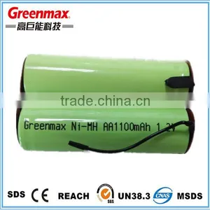 Good Quality Long Life aa 1100mah Nimh Battery Pack thumbnail-1