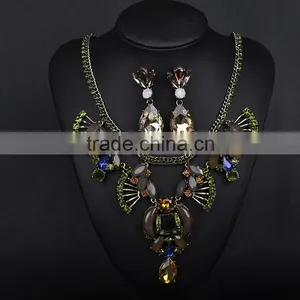 Hot Alloy Necklace Earring Jewelry Set thumbnail-2