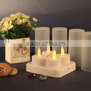 Rechargeable Electric Candle,led Rechargeable Candle With Cups thumbnail-2